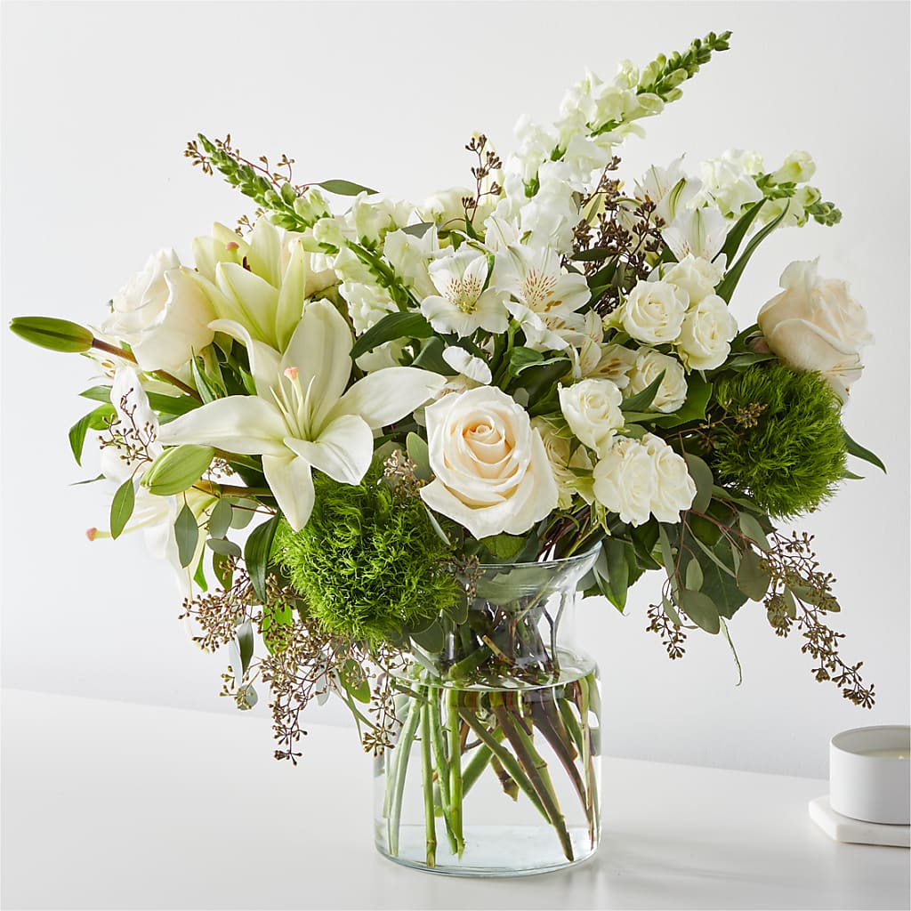 Fresh Linen Bouquet – Ecuadorian Central Flower, Minneapolis MN