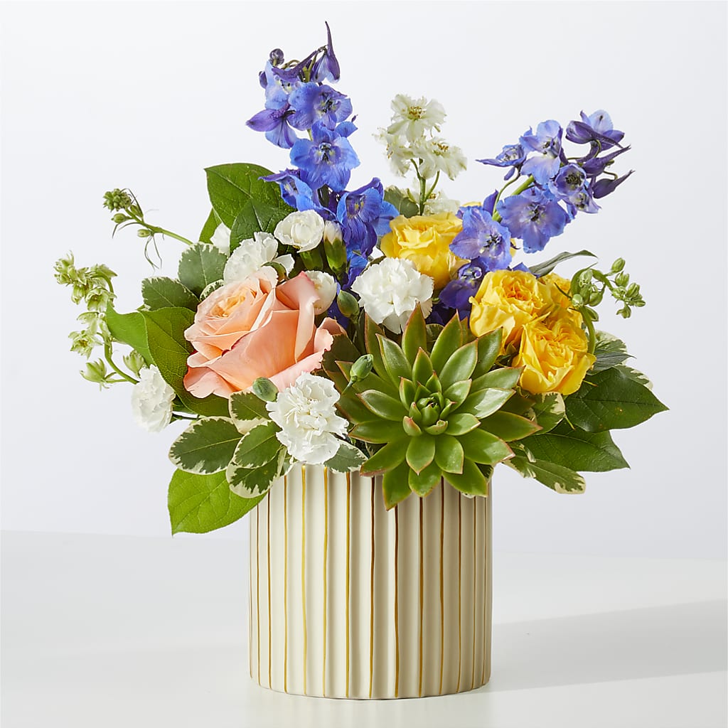 Cobalt Reverie Bouquet – Ecuadorian Central Flower, Minneapolis MN