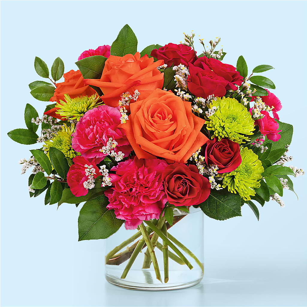 Colorful Carnival Bouquet – Ecuadorian Central Flower, Minneapolis MN