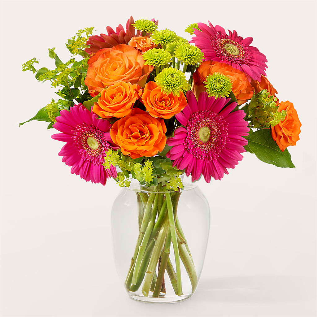 Zest for Life Bouquet – Ecuadorian Central Flower, Minneapolis MN
