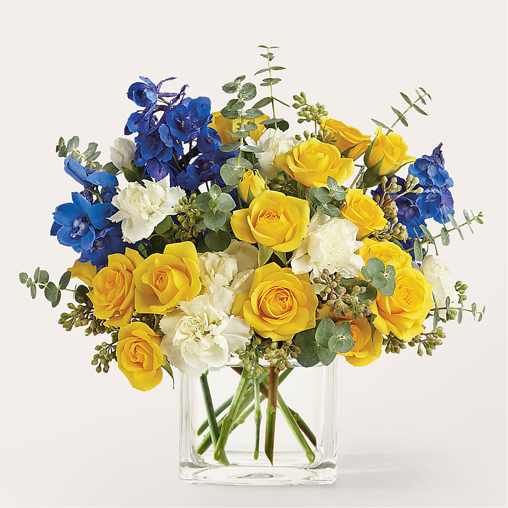 Sparkling Citrine Bouquet – Ecuadorian Central Flower, Minneapolis MN