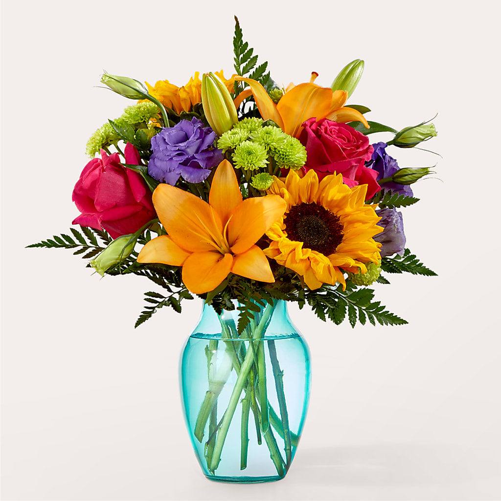 Double Rainbow Bouquet – Ecuadorian Central Flower, Minneapolis MN