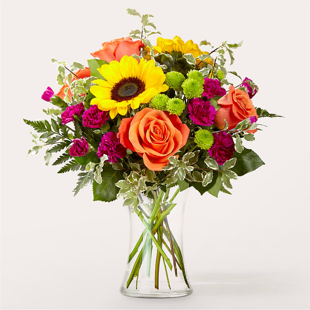 Warmth & Light Bouquet – Ecuadorian Central Flower, Minneapolis MN