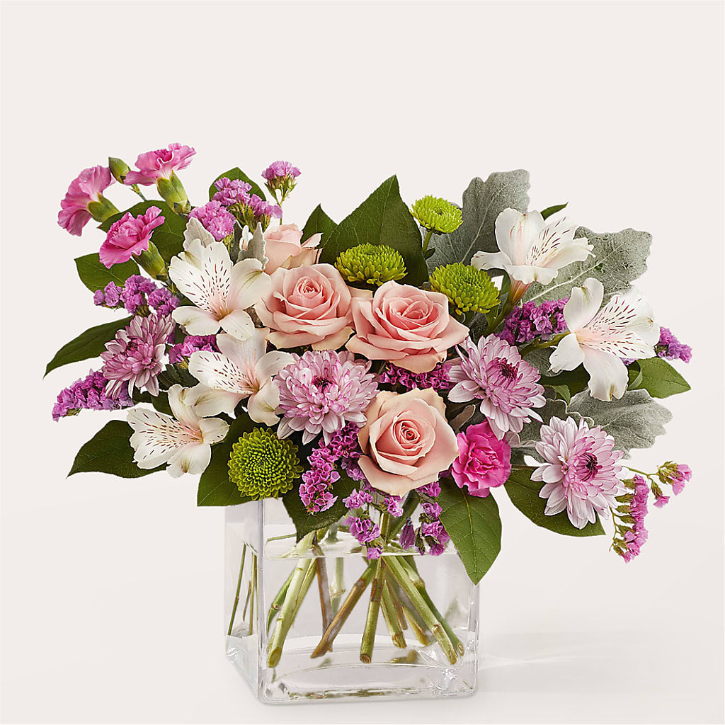 Pink Suede Bouquet – Ecuadorian Central Flower, Minneapolis MN