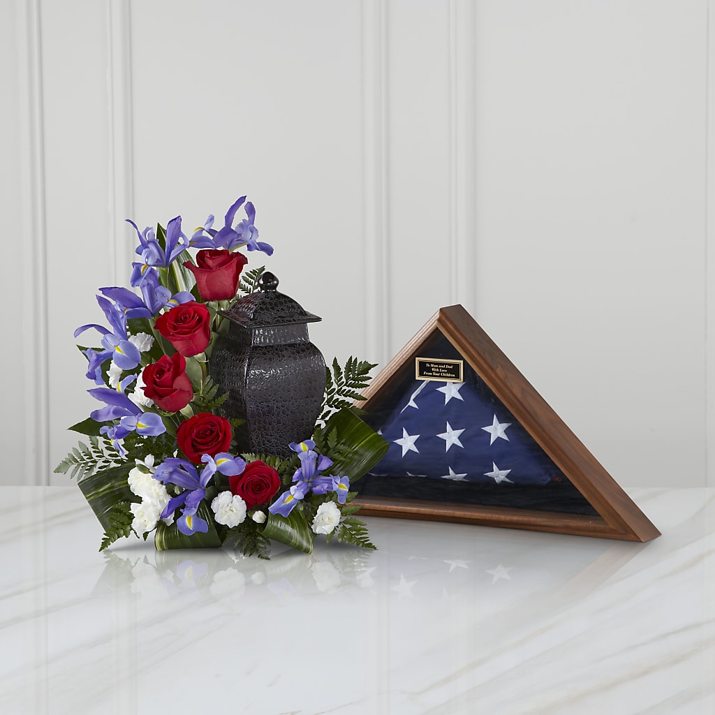 Patriotic Tribute Arrangement – Ecuadorian Central Flower, Minneapolis MN