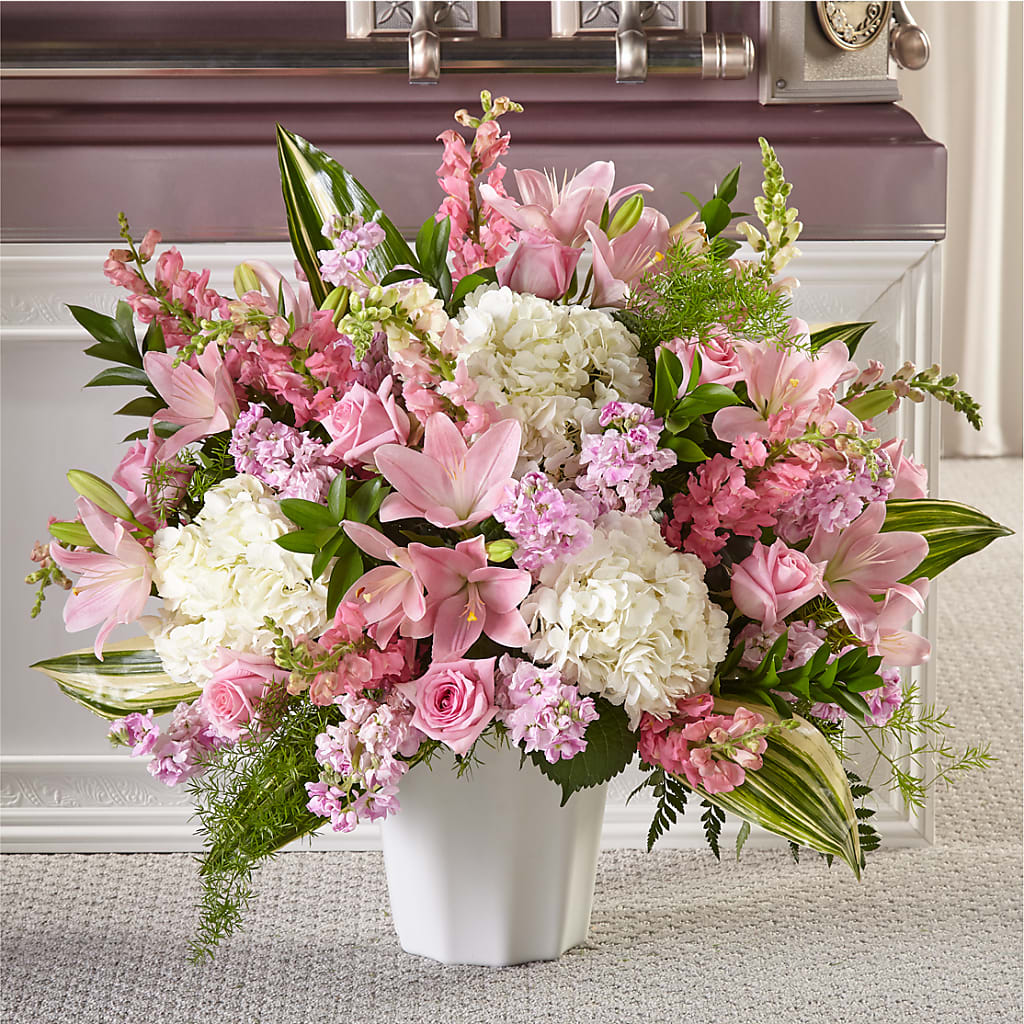 Simply Serene Floor Basket – Ecuadorian Central Flower, Minneapolis MN