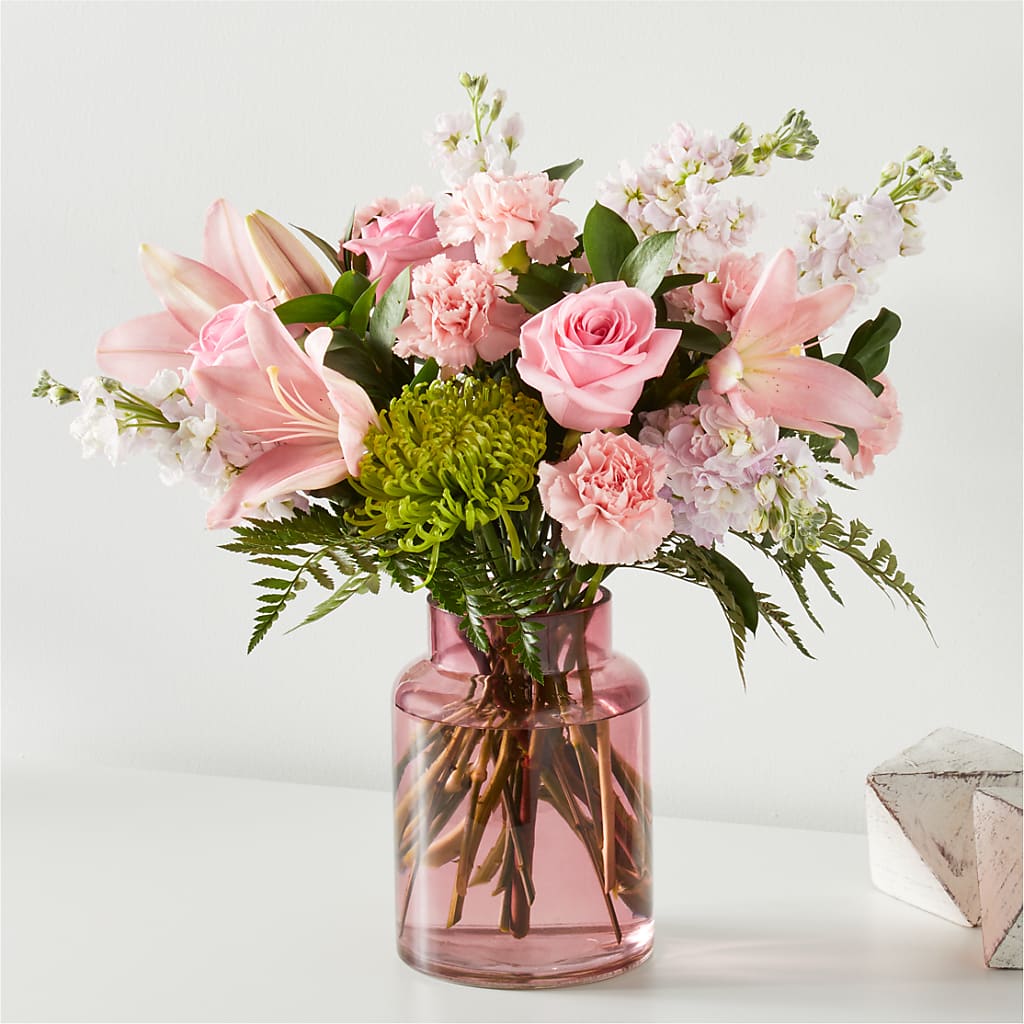 Pretty in Pink Bouquet – Ecuadorian Central Flower, Minneapolis MN