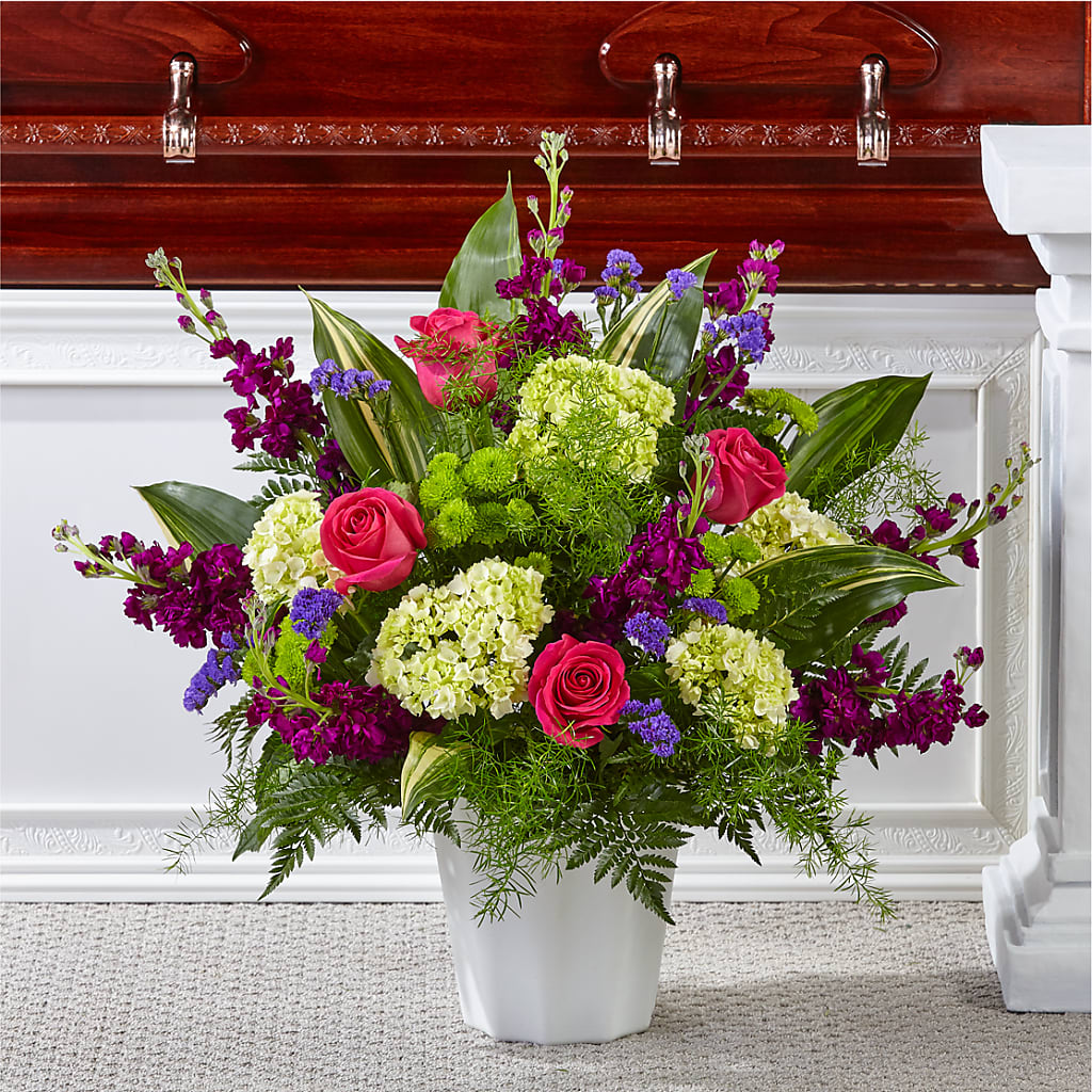 Beautiful Horizons Floor Basket – Ecuadorian Central Flower, Minneapolis MN