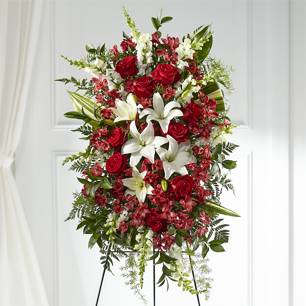 Everlasting Memory Standing Spray – Ecuadorian Central Flower, Minneapolis MN