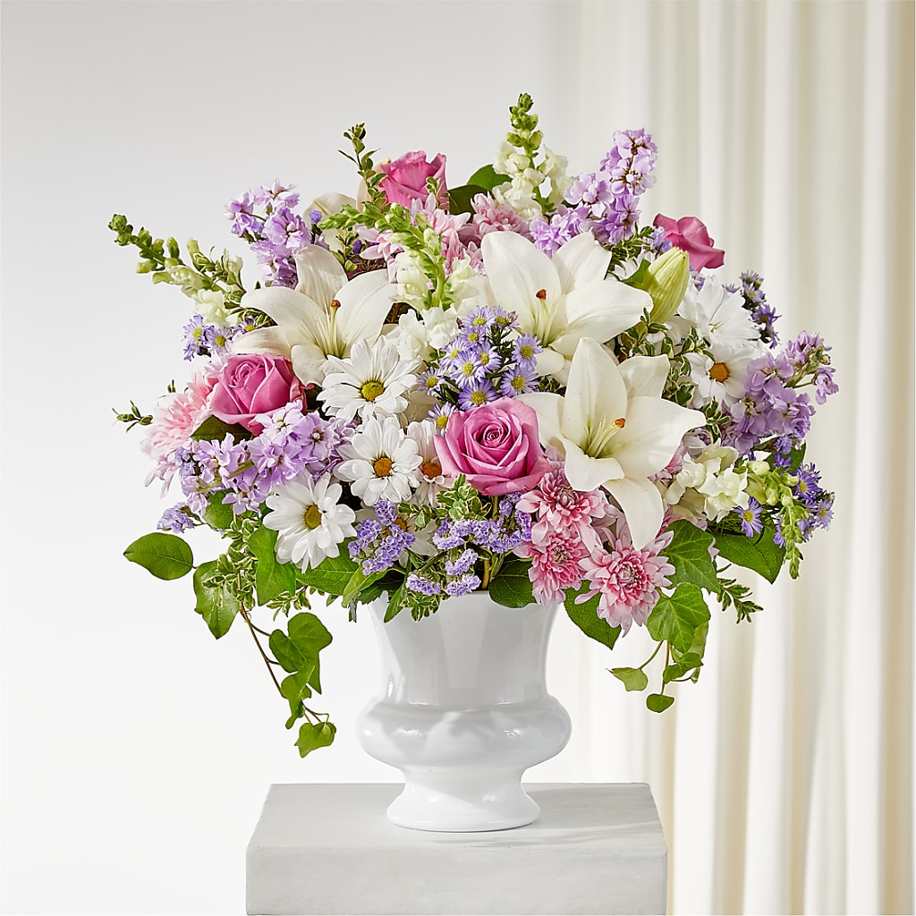 Remarkable Life Urn Arrangement – Ecuadorian Central Flower, Minneapolis MN