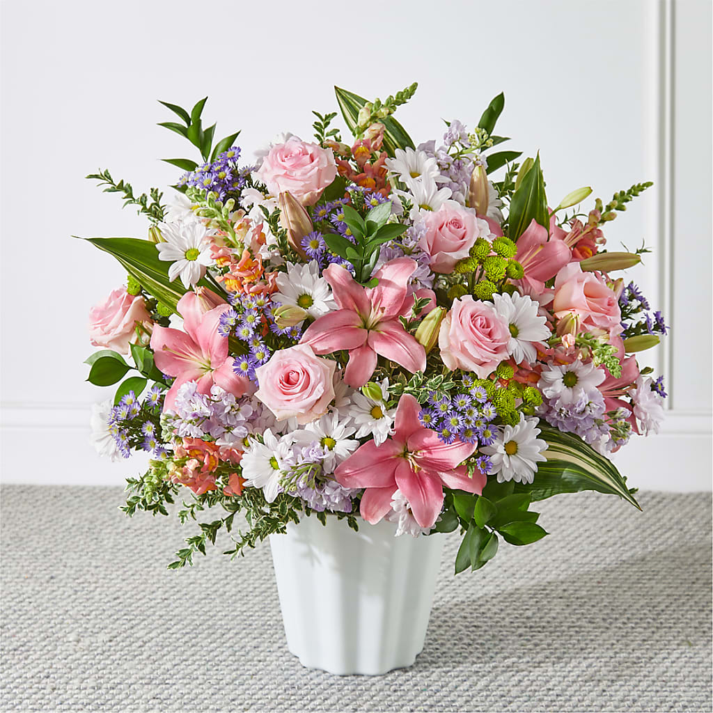 Abundant Compassion Floor Basket – Ecuadorian Central Flower, Minneapolis MN