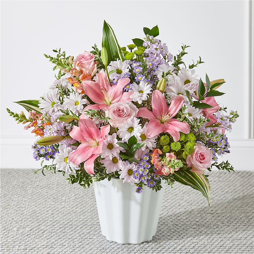 Abundant Compassion Floor Basket – Ecuadorian Central Flower, Minneapolis MN