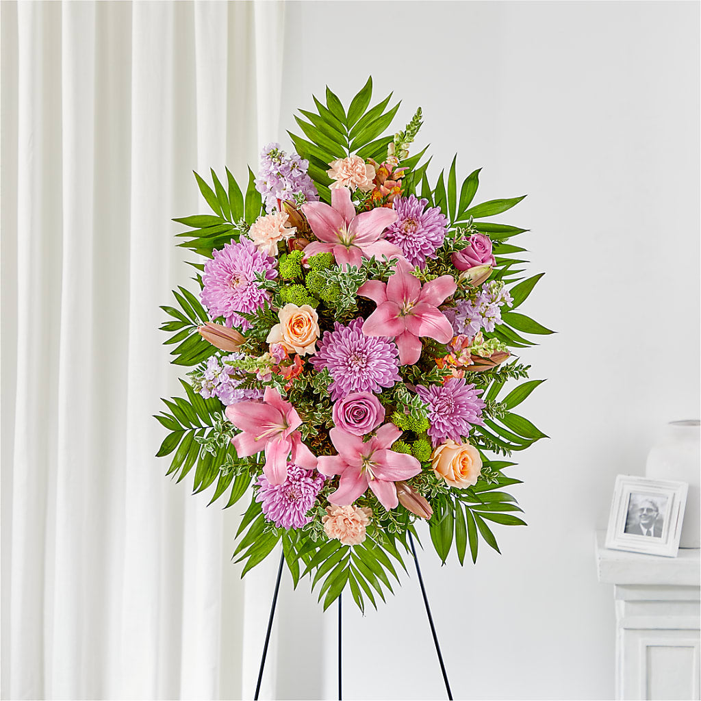 Love & Light Standing Spray – Ecuadorian Central Flower, Minneapolis MN