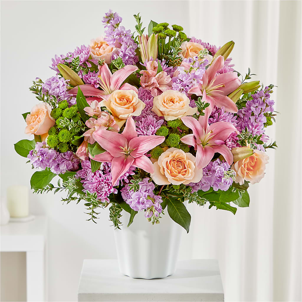Supportive Embrace Tabletop Basket – Ecuadorian Central Flower, Minneapolis MN