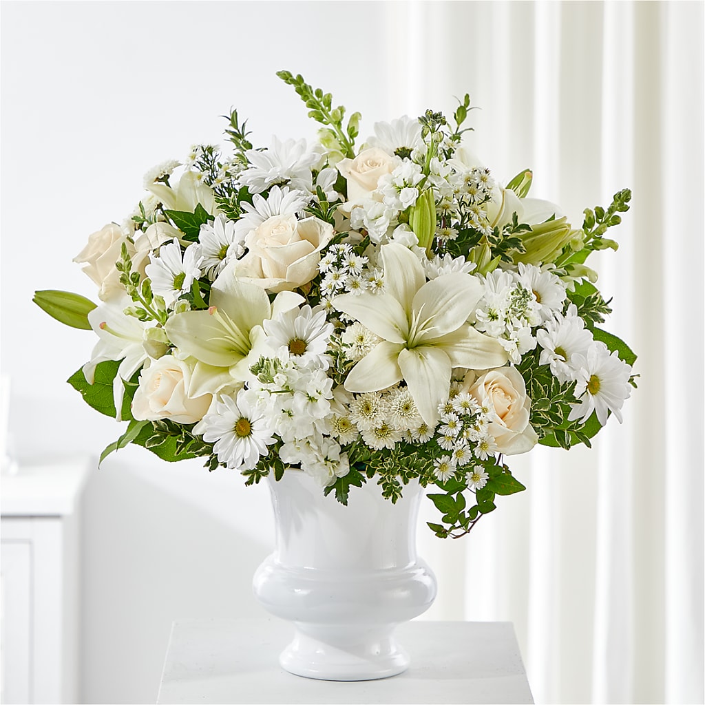 Uplifting Urn Arrangement – Ecuadorian Central Flower, Minneapolis MN