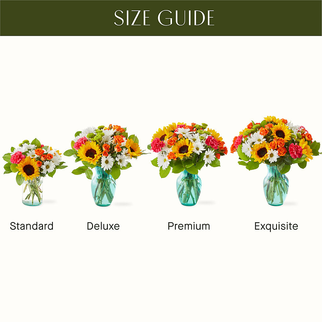 Sun-drenched Blooms Bouquet – Ecuadorian Central Flower, Minneapolis MN