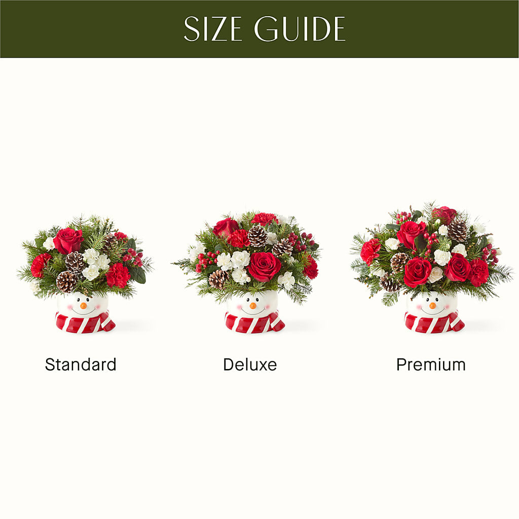 Jolly Snowman Bouquet –  Ecuadorian Central Flower, Minneapolis MN