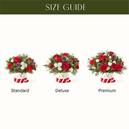 Jolly Snowman Bouquet –  Ecuadorian Central Flower, Minneapolis MN
