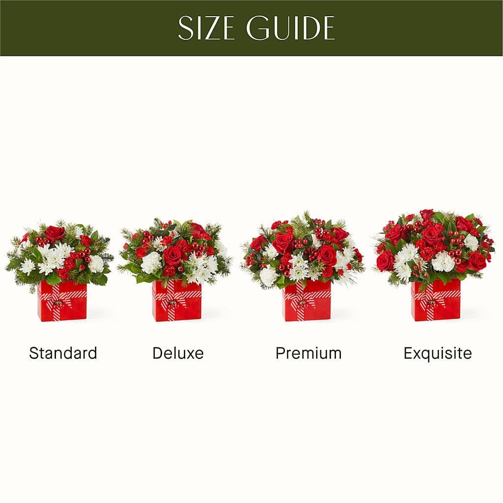 Presents Under the Tree Bouquet –  Ecuadorian Central Flower, Minneapolis MN