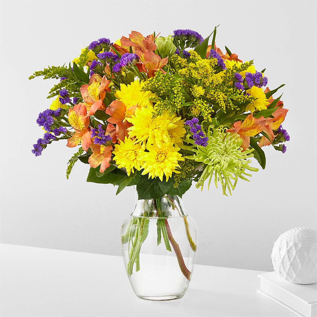 Marmalade Skies Bouquet –  Ecuadorian Central Flower, Minneapolis MN