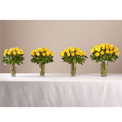 Long Stem Yellow Rose Bouquet –  Ecuadorian Central Flower, Minneapolis MN