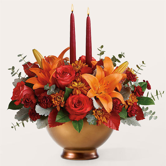 Fruits of Fall Centerpiece –  Ecuadorian Central Flower, Minneapolis MN