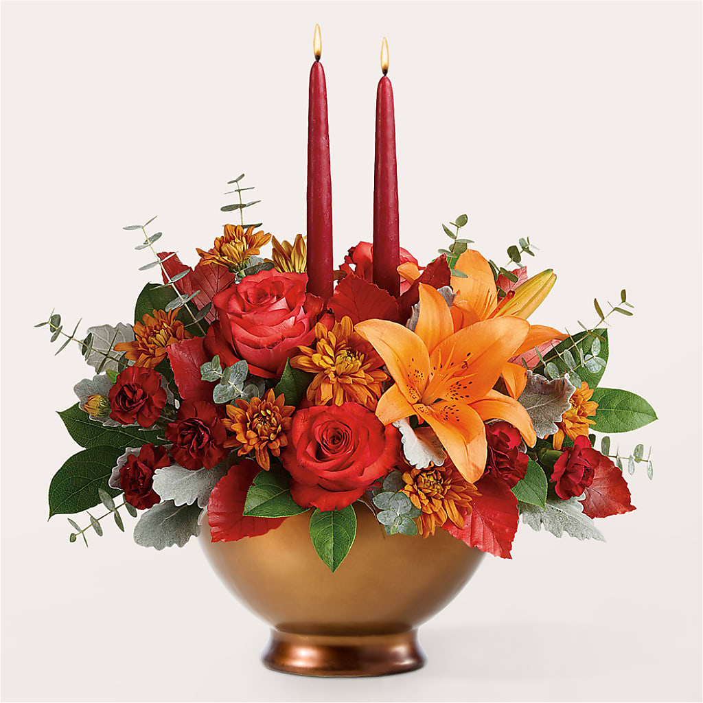 Fruits of Fall Centerpiece –  Ecuadorian Central Flower, Minneapolis MN