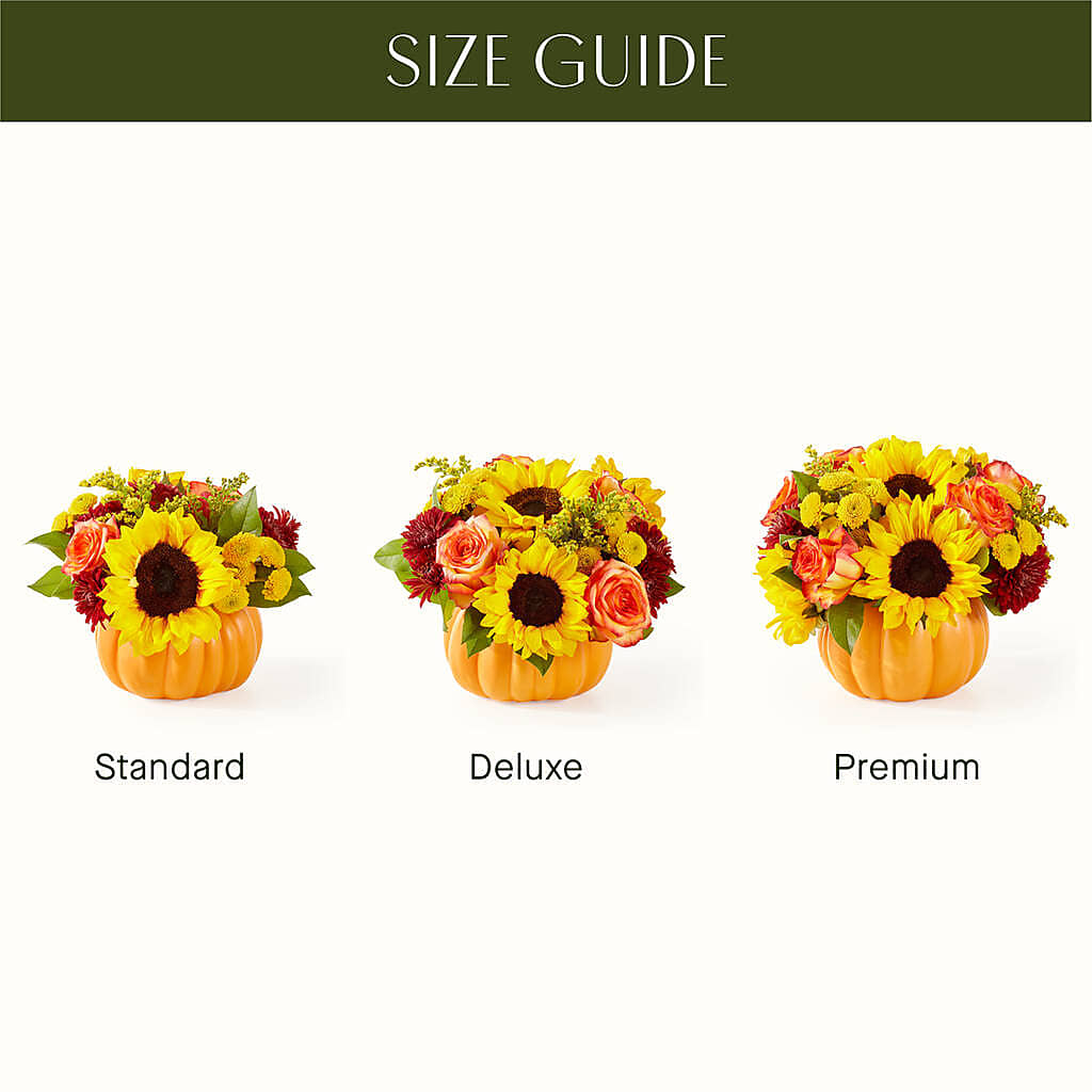 Golden Gourd Pumpkin Bouquet –  Ecuadorian Central Flower, Minneapolis MN