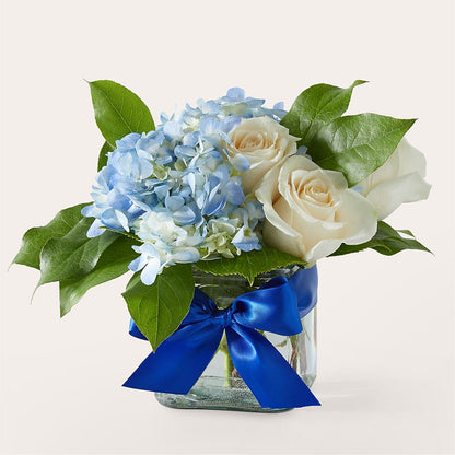 Sky Blue Delight Bouquet –  Ecuadorian Central Flower, Minneapolis MN