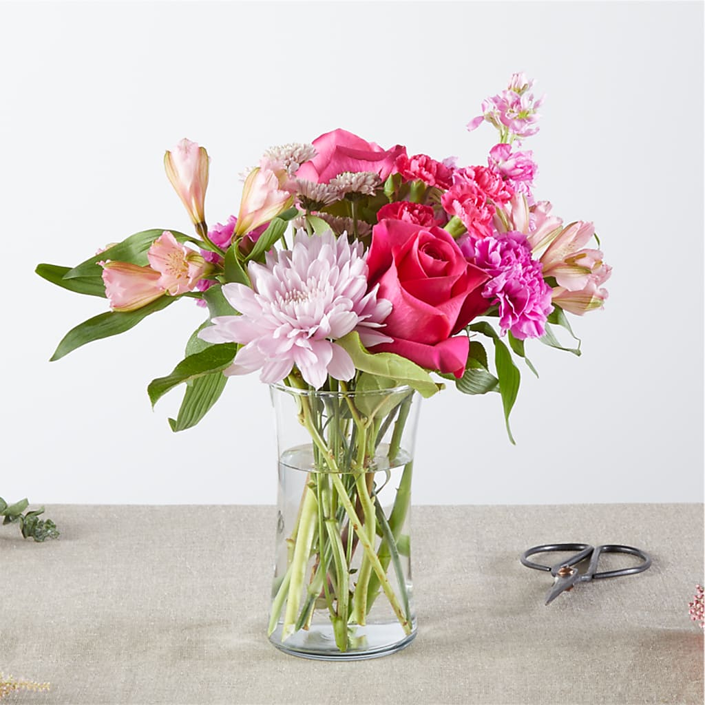 Pink Ribbon - A Florist Original –  Ecuadorian Central Flower, Minneapolis MN