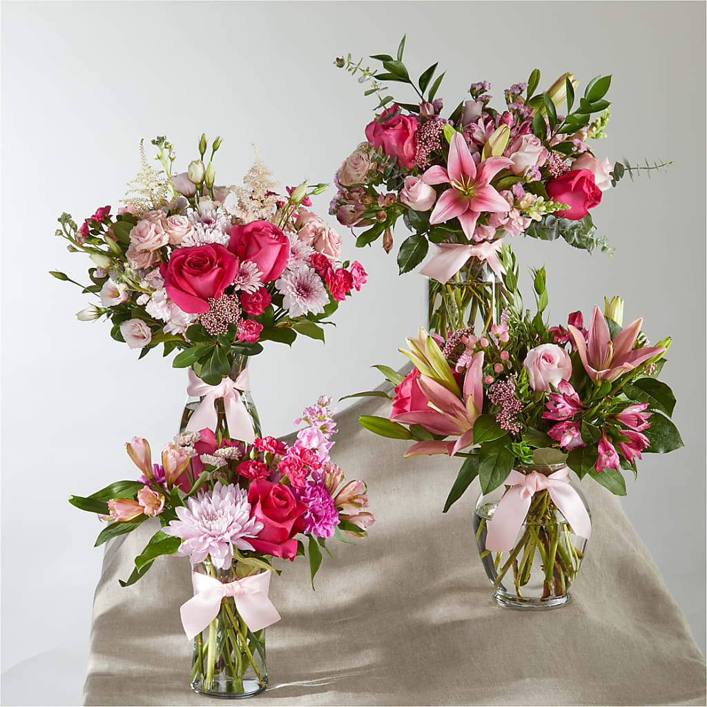 Pink Ribbon - A Florist Original –  Ecuadorian Central Flower, Minneapolis MN