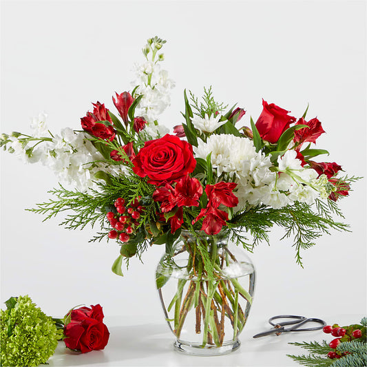 Merry Moment Bouquet – A Florist Original –  Ecuadorian Central Flower, Minneapolis MN