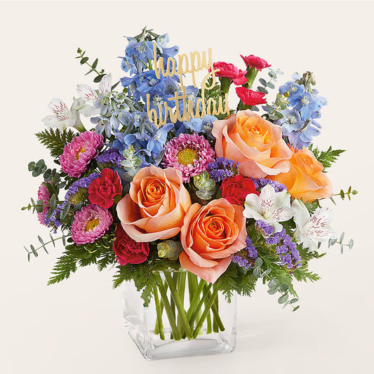 Birthday Bash Bouquet –  Ecuadorian Central Flower, Minneapolis MN