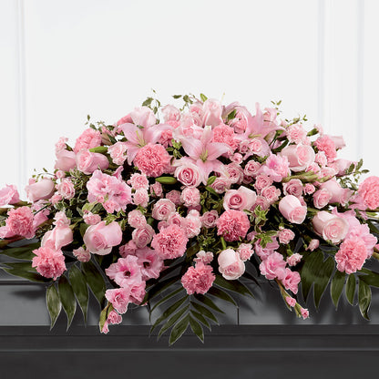 Garden of Comfort Casket Spray (Standard) –  Ecuadorian Central Flower, Minneapolis MN