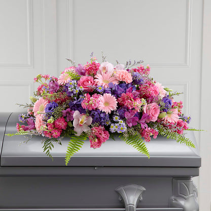 Glorious Garden Casket Spray –  Ecuadorian Central Flower, Minneapolis MN