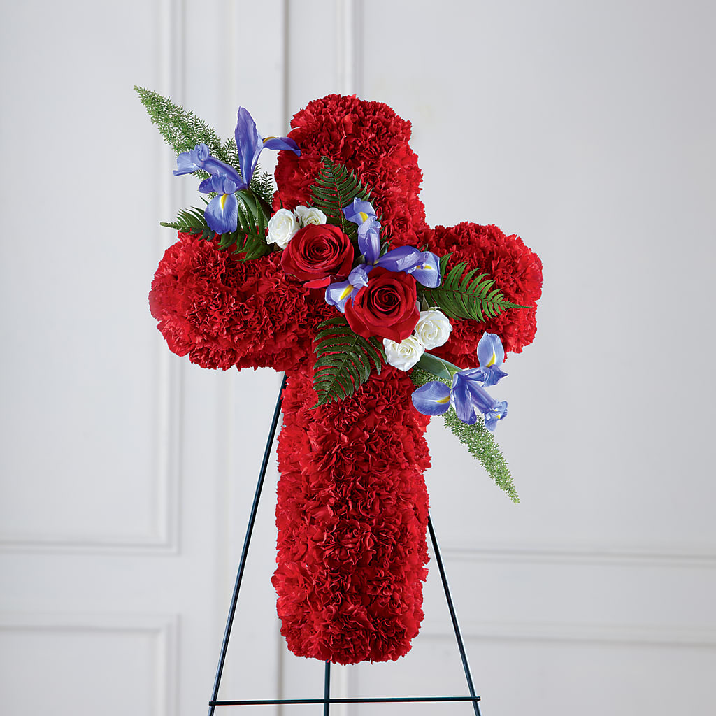 Faithful Hero Floral Cross –  Ecuadorian Central Flower, Minneapolis MN