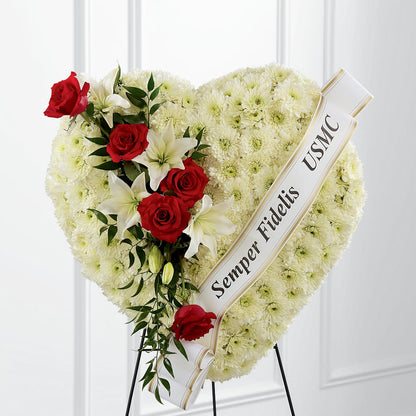 Heartfelt Hero Standing Heart –  Ecuadorian Central Flower, Minneapolis MN