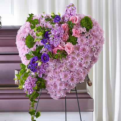 Treasured Love Standing Heart –  Ecuadorian Central Flower, Minneapolis MN