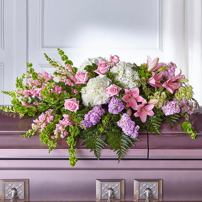 Life's Gratitude Casket Spray –  Ecuadorian Central Flower, Minneapolis MN