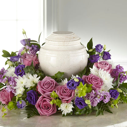 Blooming Sympathy Cremation Adornment –  Ecuadorian Central Flower, Minneapolis MN