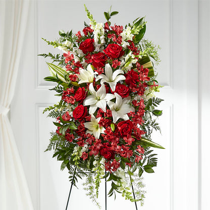 Everlasting Memory Standing Spray –  Ecuadorian Central Flower, Minneapolis MN