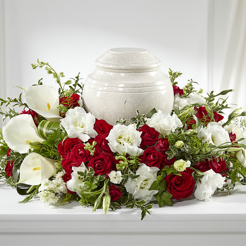 In My Memories Cremation Adornment –  Ecuadorian Central Flower, Minneapolis MN