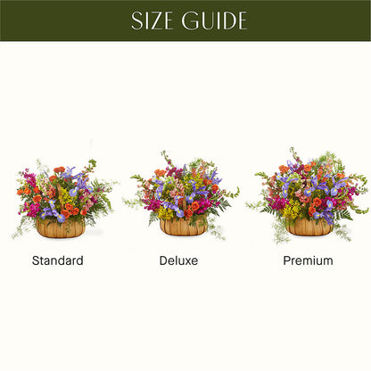 Garden of Life Basket –  Ecuadorian Central Flower, Minneapolis MN