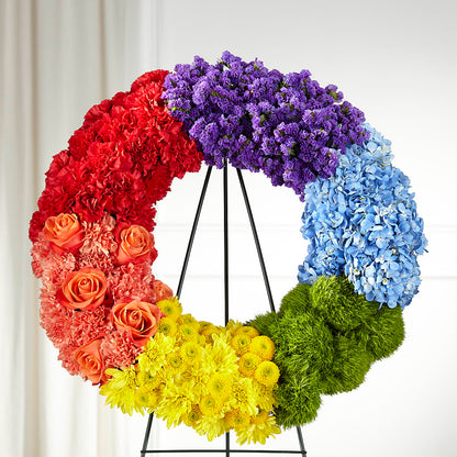 Circle of Love Wreath –  Ecuadorian Central Flower, Minneapolis MN