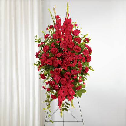 From the Heart Standing Spray –  Ecuadorian Central Flower, Minneapolis MN
