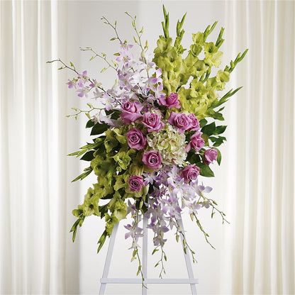 Lasting Legacy Standing Spray –  Ecuadorian Central Flower, Minneapolis MN