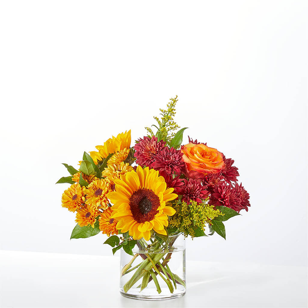 Flannel Scarf Bouquet –  Ecuadorian Central Flower, Minneapolis MN