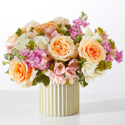 Paradise Bouquet with Ivory Vase –  Ecuadorian Central Flower, Minneapolis MN