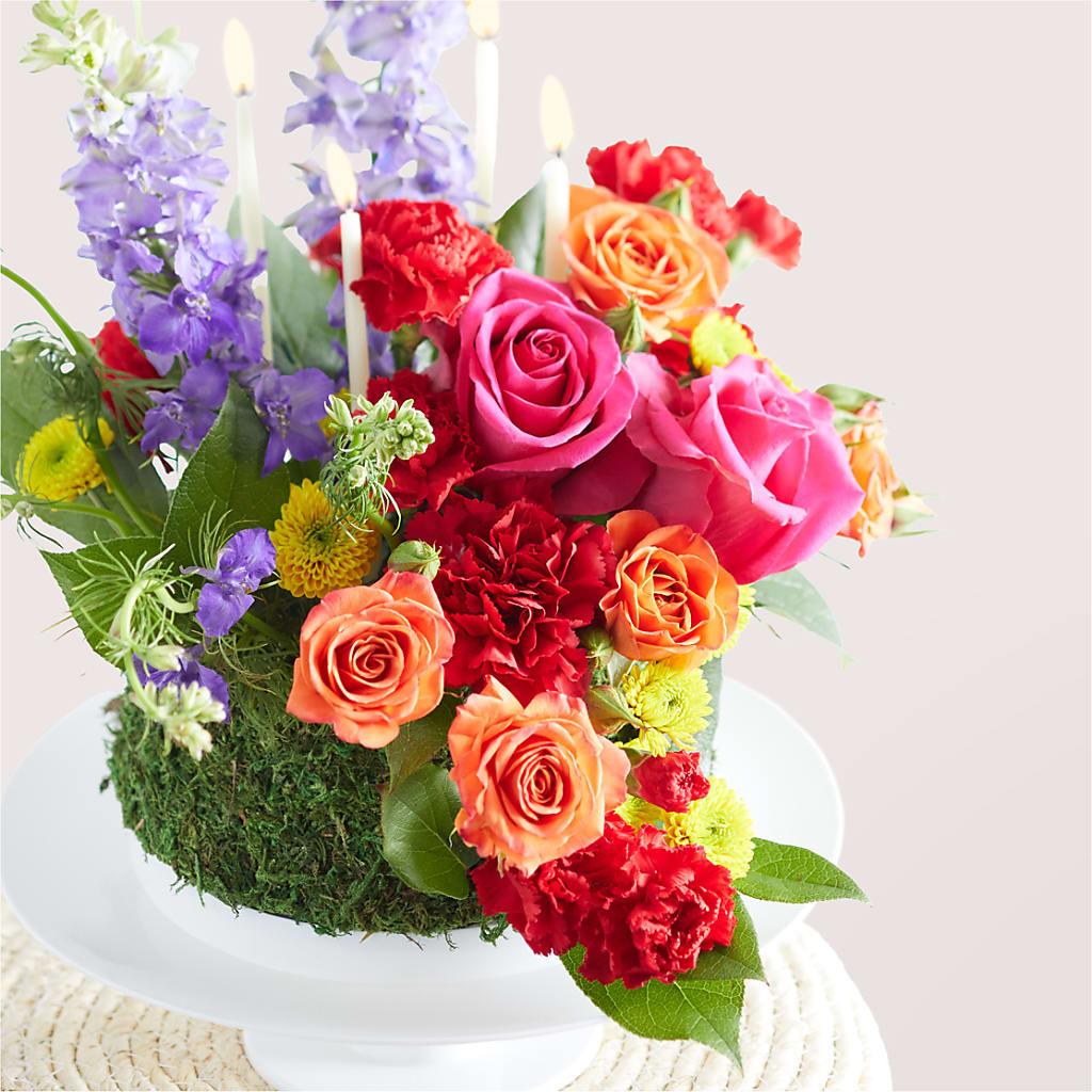 Best Year Yet Floral Cake –  Ecuadorian Central Flower, Minneapolis MN