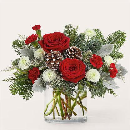 Yule Cheer Bouquet –  Ecuadorian Central Flower, Minneapolis MN